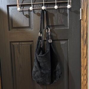 Chic Black Hobo Bag Made in Italy